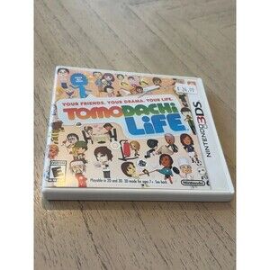 Nintendo Tomodachi Life Nintendo 3DS w/ Case & Manual + Demo Insert E 2014 CIB